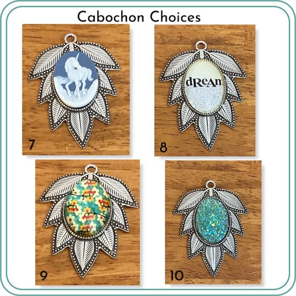 Cabochon Necklace - made to order - Picture 2 of 2